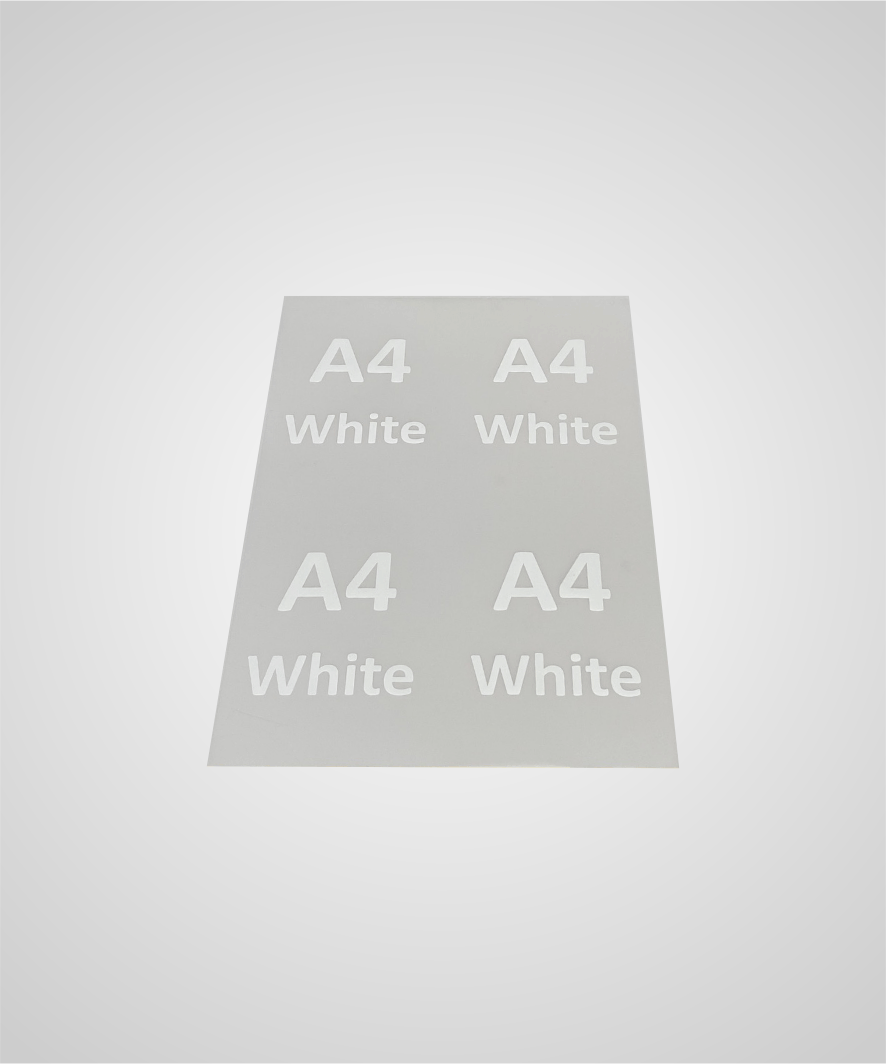 "Der A4 Bogen" White