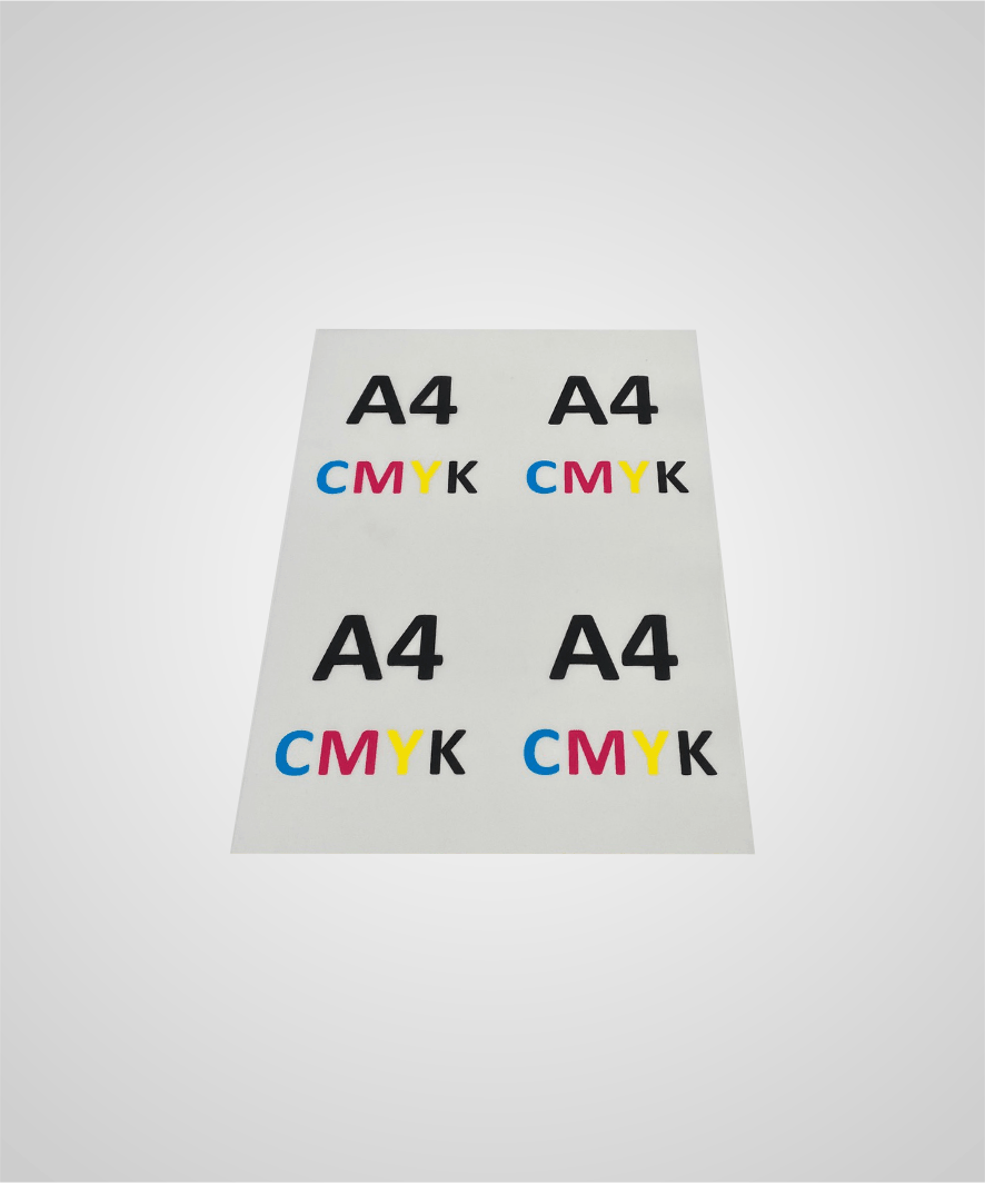 "Der A4 Bogen" CMYK + White