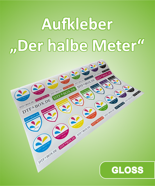 Selbstklebende und konturgeschnittene Aufkleber für die Beschriftung verschiedener Materialien. Die Aufkleber sind wetterfest, langlebig und UV-beständig.