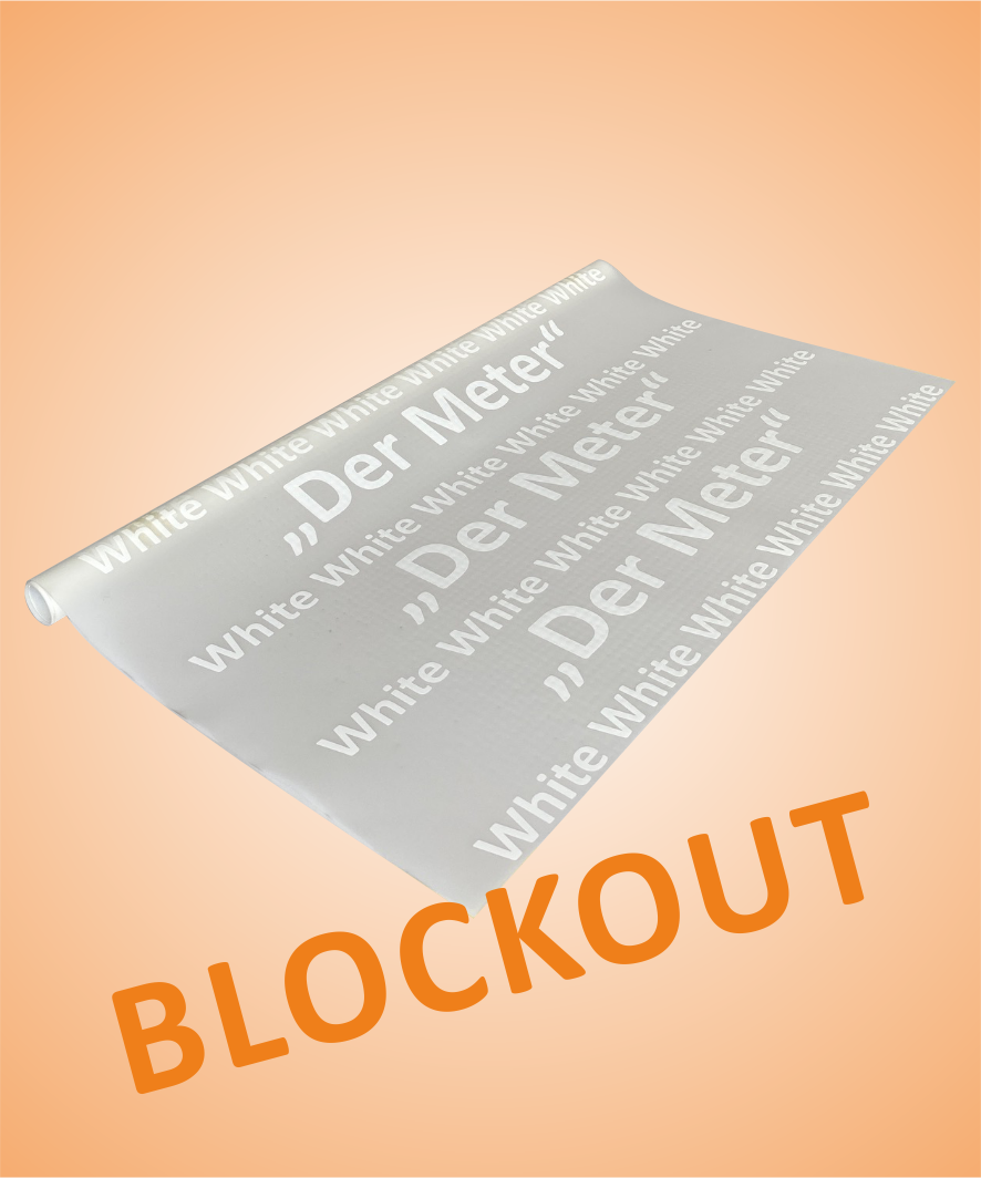"Der Meter Blockout" White